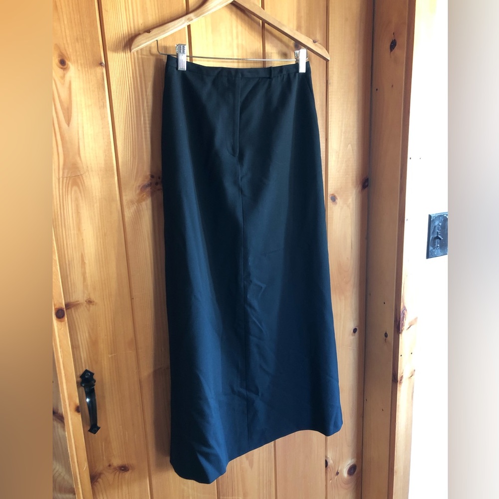 Ann Taylor Black Wool Maxi Skirt 2